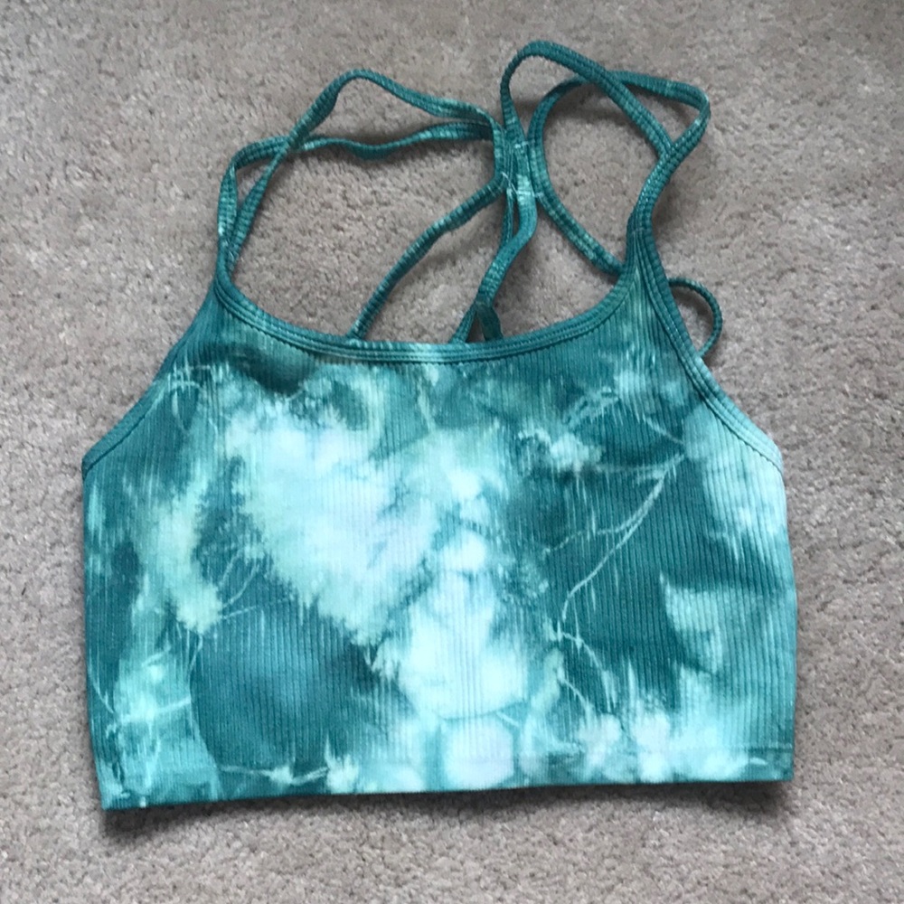 Tie dye work out tank